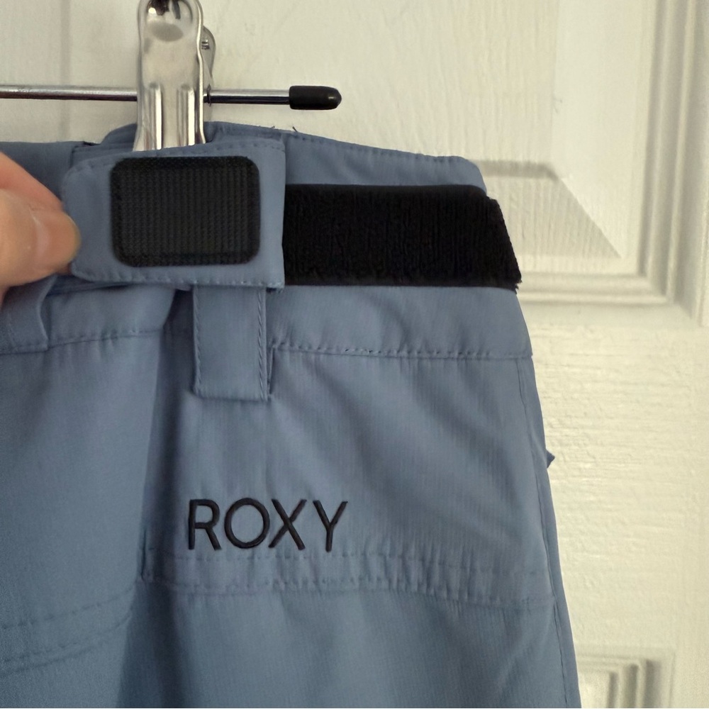 NWOT Roxy Blue Snow Pants Adjustable Waist Lightweight Size L - Picture 5 of 7